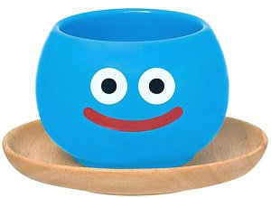 Dragon Quest Slime Yunomi Cup [Blue] & Cup Plate Set (Anime Toy)