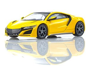 Kyosho Mini Car & Book No.2 Honda NSX (Yellow) (Diecast Car)