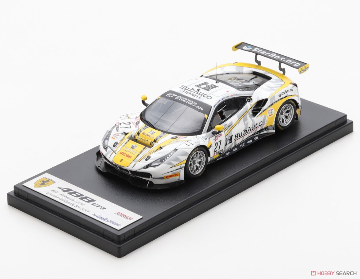 Ferrari 488 GT3 No.27 HubAuto Corsa Winner California 8H 2019 M.Molina - N.Foster - T.Slade (ミニカー) 商品画像2