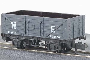 イギリス2軸貨車 石炭運搬車 (7枚側板・LNER・グレイ) 【NR-41E】 ★外国形モデル (鉄道模型)