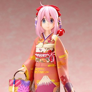Laid-Back Camp Season 2 Nadeshiko Kagamihara Furisode (PVC Figure)