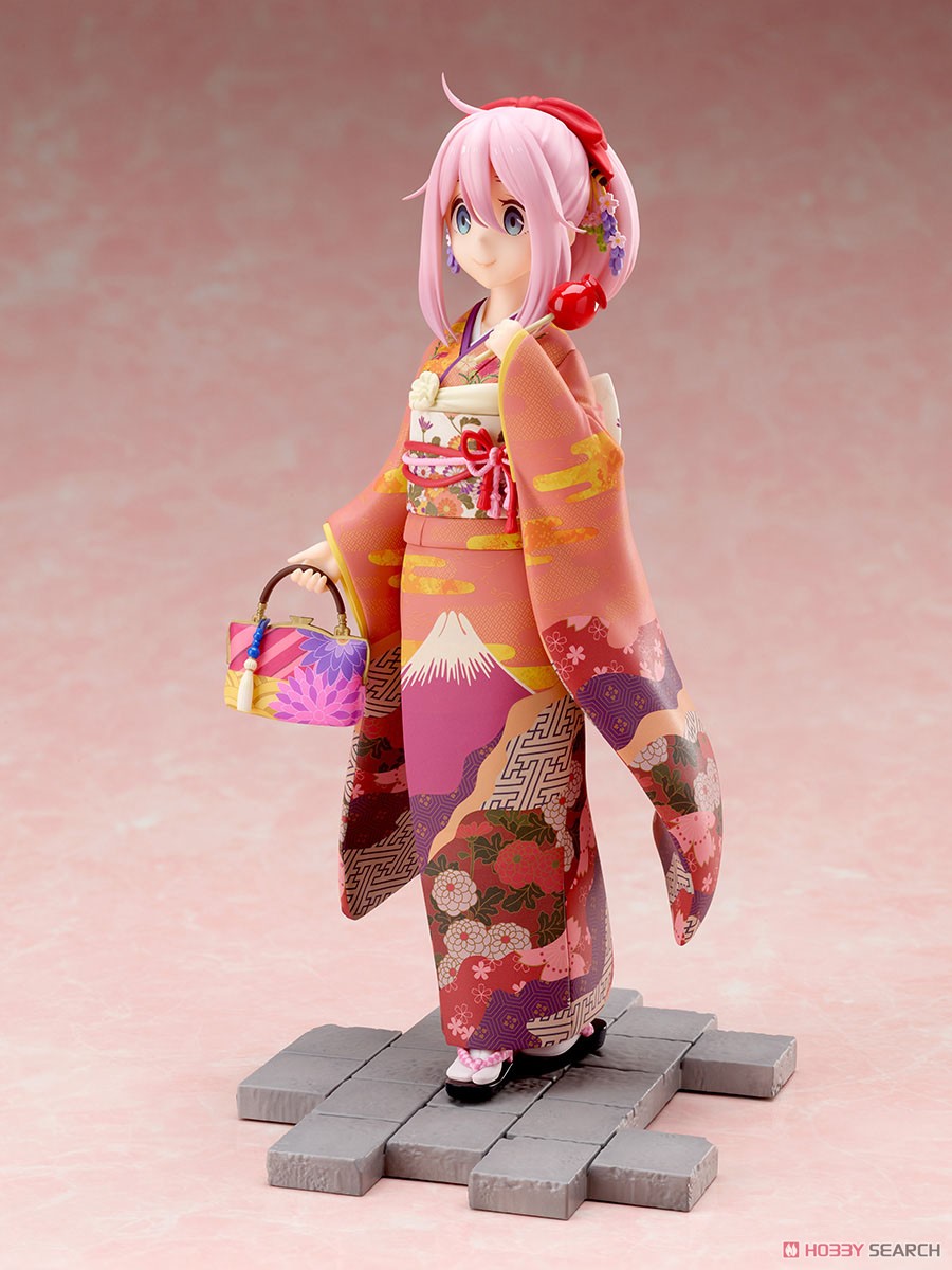 Laid-Back Camp Season 2 Nadeshiko Kagamihara Furisode (PVC Figure) Item picture3