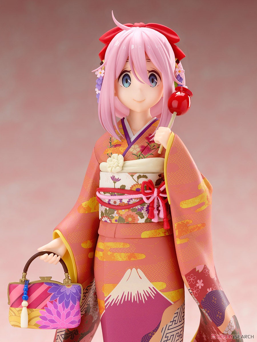 Laid-Back Camp Season 2 Nadeshiko Kagamihara Furisode (PVC Figure) Item picture4