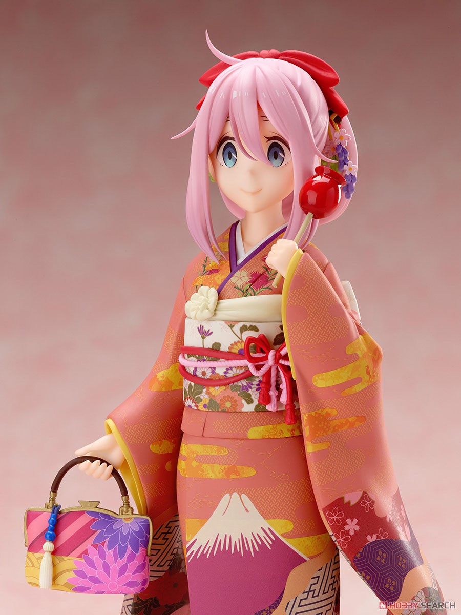 Laid-Back Camp Season 2 Nadeshiko Kagamihara Furisode (PVC Figure) Item picture5