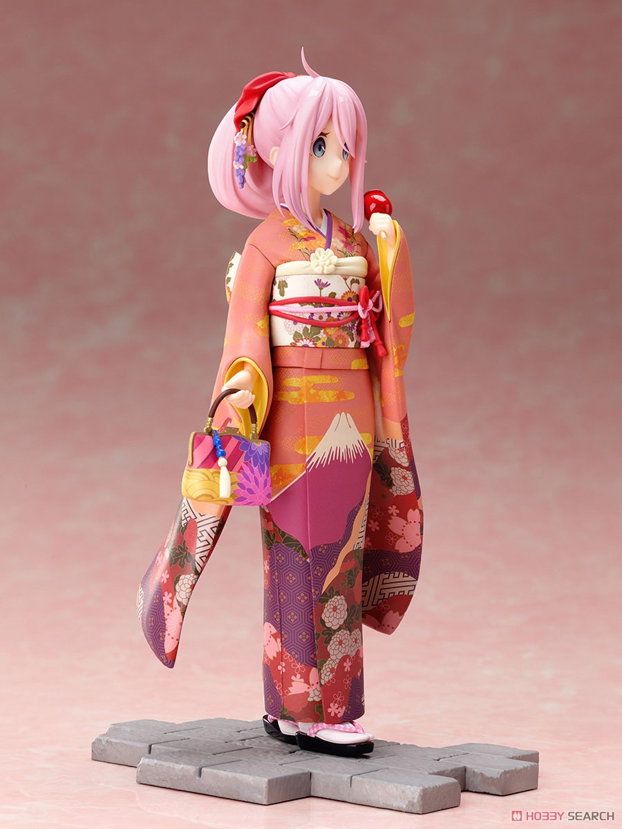 Laid-Back Camp Season 2 Nadeshiko Kagamihara Furisode (PVC Figure) Item picture6