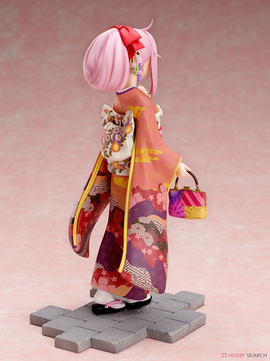 Laid-Back Camp Season 2 Nadeshiko Kagamihara Furisode (PVC Figure) Item picture9