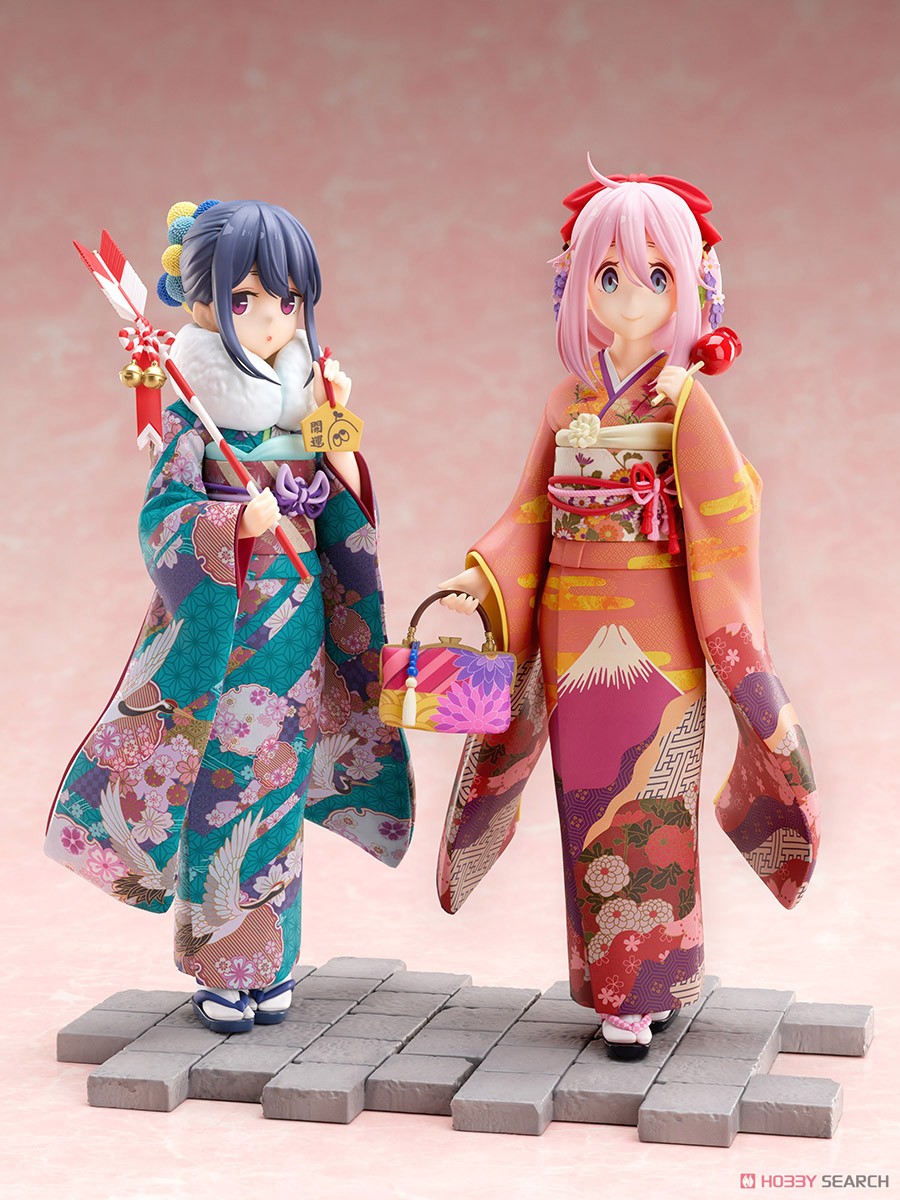 Laid-Back Camp Season 2 Nadeshiko Kagamihara Furisode (PVC Figure) Other picture1