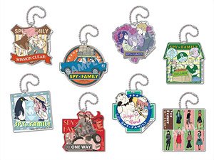 Spy x Family Makeup Key Ring (Set of 8) (Anime Toy)