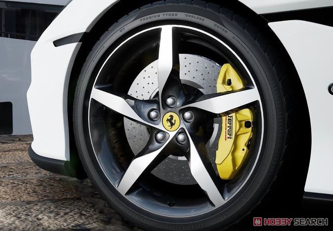 Ferrari Portofino M Spider Version Bianco Cervino Brakes Yellow (Diecast Car) Other picture2