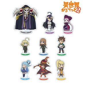 Isekai Quartetto 2 Trading Acrylic Stand Ver.A (Set of 9) (Anime Toy)