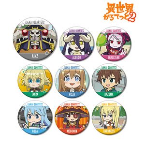 Isekai Quartetto 2 Trading Can Badge Ver.A (Set of 9) (Anime Toy)