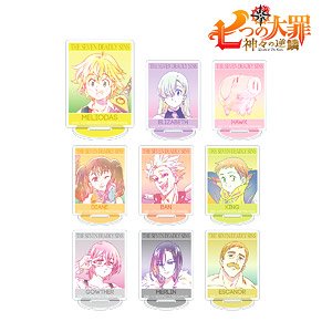 The Seven Deadly Sins: Wrath of the Gods Trading Ani-Art Clear Label Acrylic Stand (Set of 9) (Anime Toy)