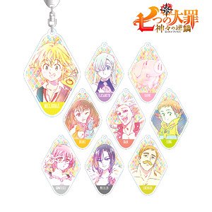 The Seven Deadly Sins: Wrath of the Gods Trading Ani-Art Clear Label Acrylic Key Ring (Set of 9) (Anime Toy)