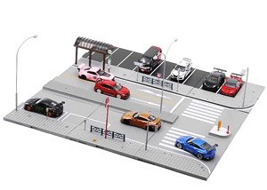 Tiny City S2 Japan Road Diorama Set (Diecast Car)