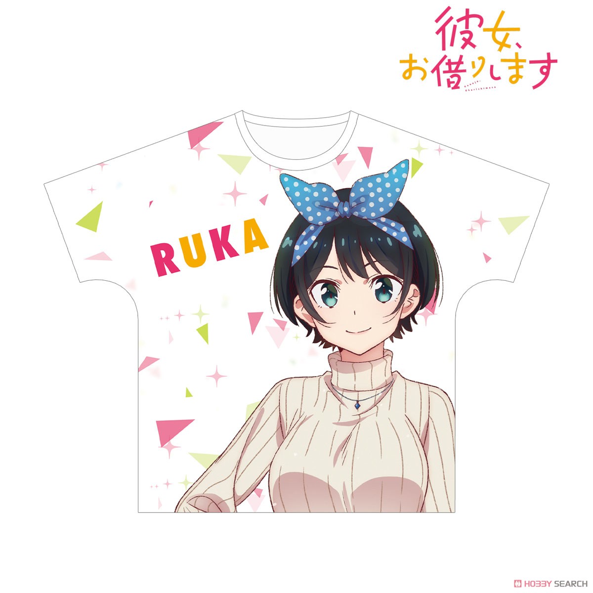 [Rent-A-Girlfriend] Ruka Sarashina Full Graphic T-Shirt Unisex S (Anime Toy) Item picture1