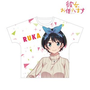 [Rent-A-Girlfriend] Ruka Sarashina Full Graphic T-Shirt Unisex XL (Anime Toy)