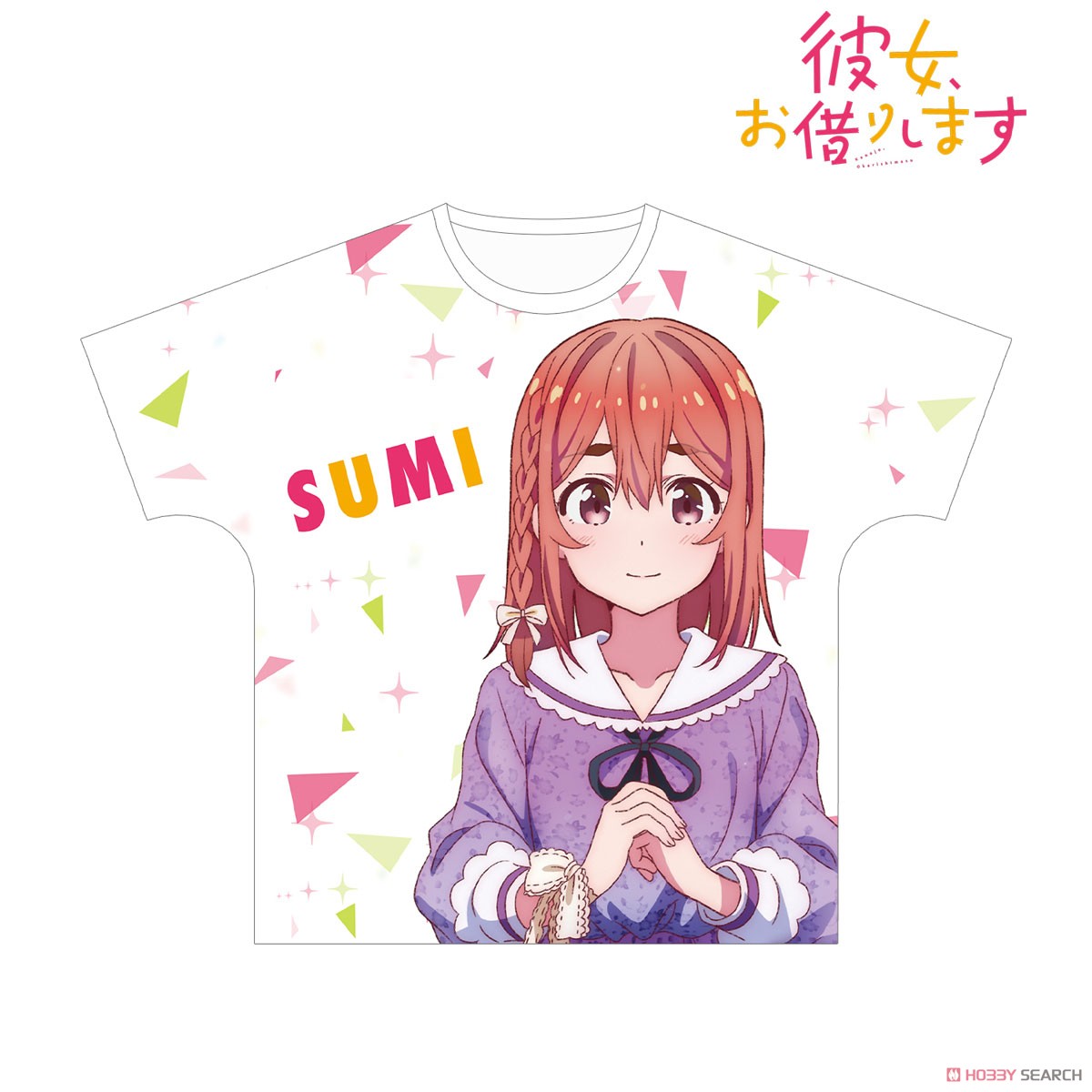 [Rent-A-Girlfriend] Sumi Sakurasawa Full Graphic T-Shirt Unisex XL (Anime Toy) Item picture1