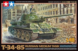 Russian Medium Tank T-34-85 (Plastic model)