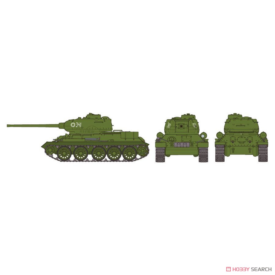 ソビエト中戦車 T-34-85 (プラモデル) 塗装3