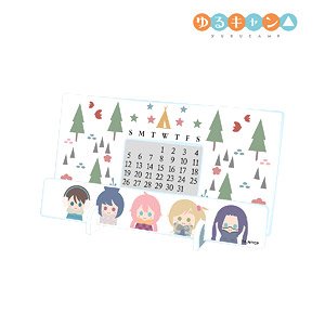 Laid-Back Camp NordiQ Desktop Acrylic Perpetual Calendar (Anime Toy)
