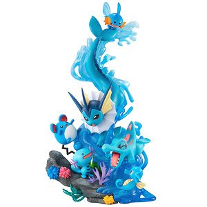 G.E.M.EX Series Pokemon Water Type Dive to Blue (PVC Figure)