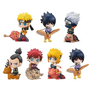 Petit Chara Land Naruto: Shippuden New Color! Summoning Technique Believe It! (Set of 8) (PVC Figure)