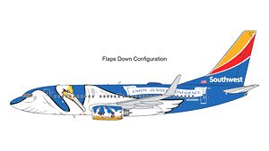 737-700 サウスウエスト航空 N946WN `Louisiana One` フラップダウン (完成品飛行機)