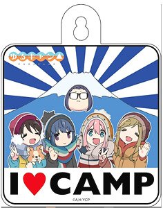 Laid-Back Camp Car Signe I Love Camp (Anime Toy)