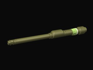 120mm Rf-M120 Gun Barrel for Leopard 2A4 (Plastic model)