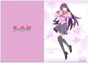 終物語 【描き下ろし】 戦場ヶ原ひたぎ A4クリアファイル (キャラクターグッズ)