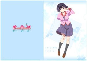 終物語 【描き下ろし】 羽川翼 A4クリアファイル (キャラクターグッズ)