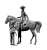 インディアン戦争・索敵・米先住民1体&英騎兵1騎・18世紀No.3 (プラモデル) その他の画像1