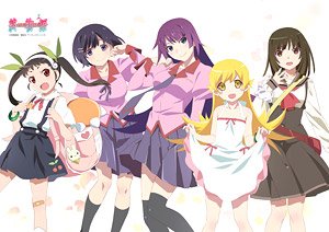 Owari Monogatari [Especially Illustrated] Assembly Wide B2 Tapestry (Anime Toy)
