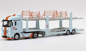Mercedes-Benz Actros with Car Carrier `Gulf` (LHD) USA Limited (Diecast Car)