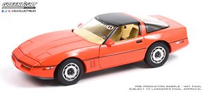 1984 Chevrolet Corvette C4 Hugger Orange Jim Gilmore & AJ Foyt Limited Edition Special Order (ミニカー)