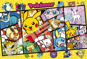 Pokemon No.108-L760 Pokemon Comic Art (Jigsaw Puzzles)