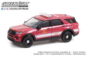 Hot Pursuit - 2020 Ford Police Interceptor Utility - Detroit Fire Department (Diecast Car)
