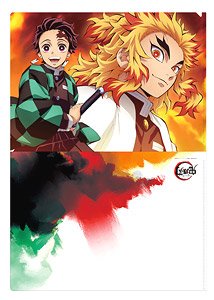 [Demon Slayer: Kimetsu no Yaiba] Clear File Tanjiro Kamado & Kyojuro Rengoku (Anime Toy)