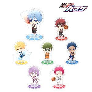 Kuroko`s Basketball Trading Chibi Chara Special Move Acrylic Stand (Set of 7) (Anime Toy)