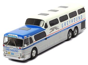 Greyhound Scenicruiser 1956 White / Silver (Diecast Car)