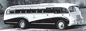 シュコダ 706 RO 1947 ブルー/ホワイト (ミニカー)