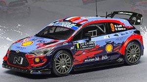 ヒュンダイ i20 クーペ WRC 2020年ラリー・モンテカルロ #9 S.Loeb / D.Elena (ミニカー)