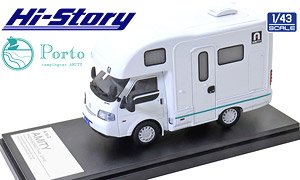 AtoZ Amity Porto Camper (Mazda Bongo Truck 2019) Blue Stripe (Diecast Car)