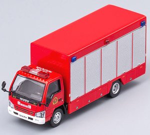 ISUZU N Series Fire Truck (Chinese Spec) Red (LHD) (Diecast Car)