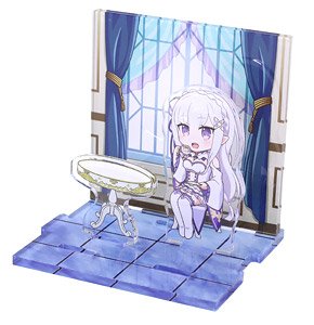 [Re:Zero -Starting Life in Another World-] Acrylic Diorama Emilia (Anime Toy)