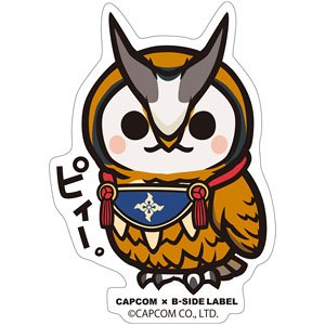 Capcom x B-Side Label Sticker Monster Hunter Pii. (Palico) (Anime Toy)