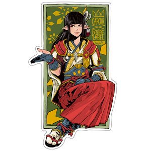 Capcom x B-Side Label Sticker Capcom Girl Hinoa (Anime Toy)