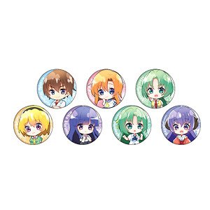 Can Badge [Higurashi When They Cry] 02 Box (Mini Chara) (Set of 7) (Anime Toy)