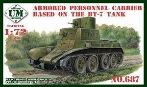 Armord Personnel Carrier Based on The BT-7 Tank (Plastic model)