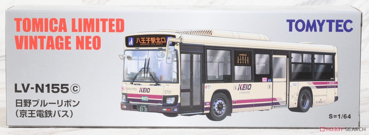 TLV-N155c Hino Blue Ribbon Keio Dentetsu Bus (Diecast Car) Package1